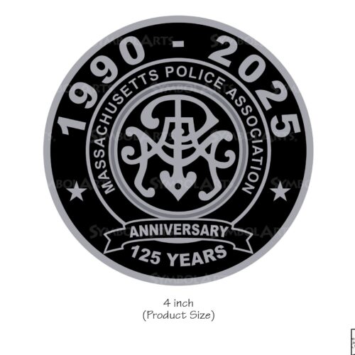 Massachusetts-Police-Association 125th Anniversary Patch